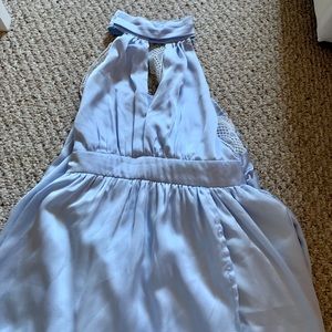 Blue long dress